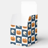 Skulls und Pumpkins Karos Geschenkschachtel (Geöffnet)