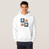 Skulls und Pumpkins Karos Hoodie (Vorne ganz)