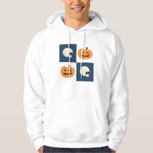Skulls und Pumpkins Karos Hoodie