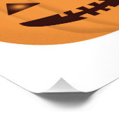Skulls und Pumpkins Karos Poster (Ecke)