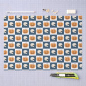 Skulls und Pumpkins Karos Seidenpapier (Handwerk)