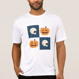 Skulls und Pumpkins Karos T-Shirt