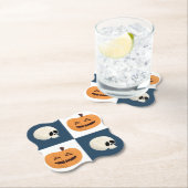 Skulls und Pumpkins Karos Untersetzer (Vor Ort)