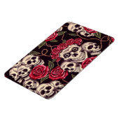 Skulls und Rose Magnet (Linke Seite)