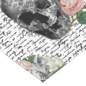 Skulls und Rosen Großer Tischläufer (Ecke)
