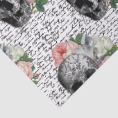 Skulls und Rosen Seidenpapier (Detail)