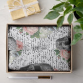 Skulls und Rosen Seidenpapier (Geschenk)