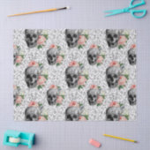 Skulls und Rosen Seidenpapier (Basteln)