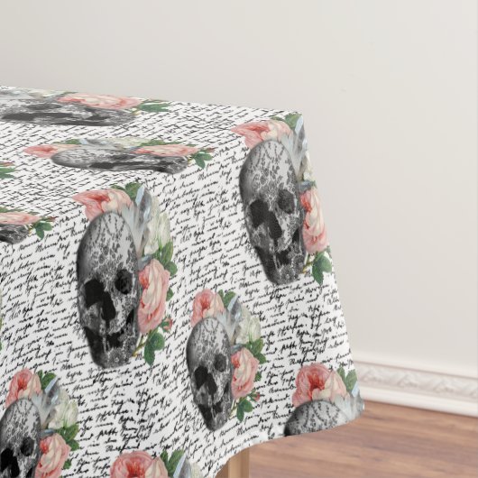 Skulls und Rosen Tischdecke (Beispiel)