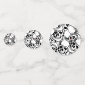 Skulls und Spinnennetze Halloween Mix Konfetti (Vorderseiten)