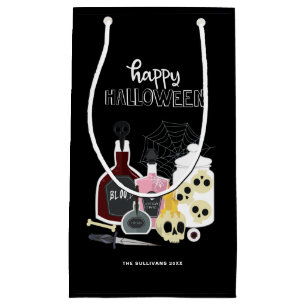 Skulls und Tränke Illustrationen glücklich Hallowe Kleine Geschenktüte