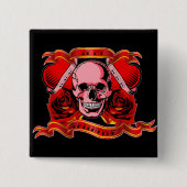 Skulls Valentine Button (Vorderseite)