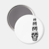 Skulls - Vertikal Magnet (Vorderseite/Rückseite)