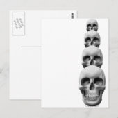 Skulls - Vertikal Postkarte (Vorne/Hinten)