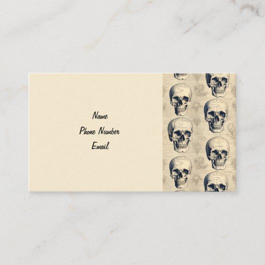 Skulls Visitenkarte (Vorderseite)