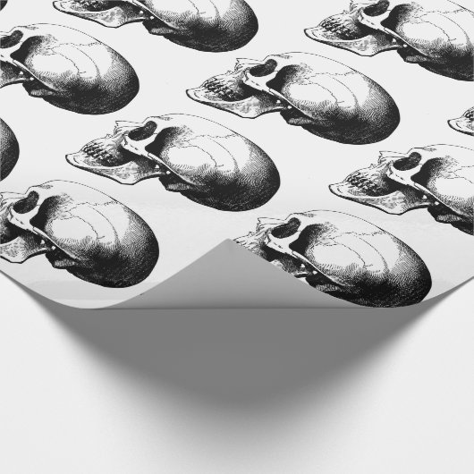 Skulls Wrapping Paper Geschenkpapier (Ecke)