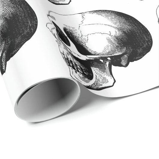 Skulls Wrapping Paper Geschenkpapier (Rolleneckpunkt)
