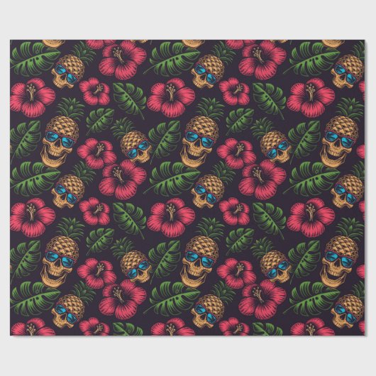 Skulls Wrapping Paper Geschenkpapier (Flach)