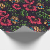 Skulls Wrapping Paper Geschenkpapier (Ecke)