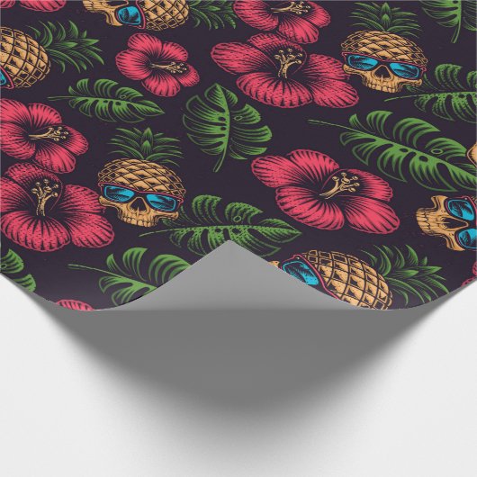 Skulls Wrapping Paper Geschenkpapier (Ecke)