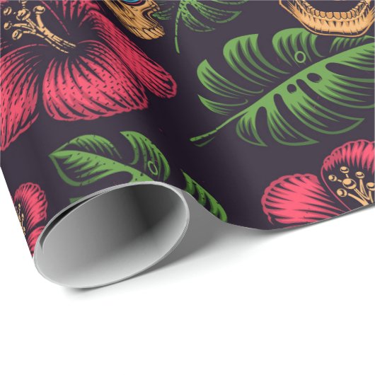 Skulls Wrapping Paper Geschenkpapier (Rolleneckpunkt)