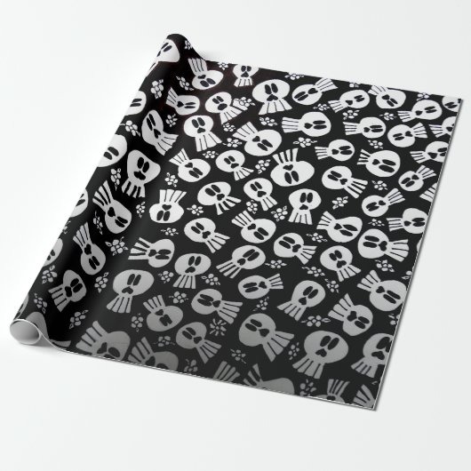 Skulls - wrapping paper geschenkpapier (Ungerollt)