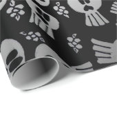 Skulls - wrapping paper geschenkpapier (Rolleneckpunkt)