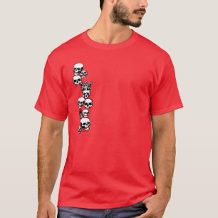 SkullsT-Shirt 2side T-Shirt