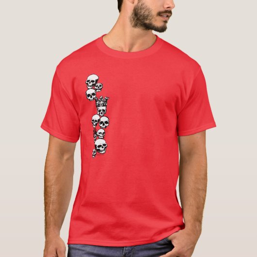 SkullsT-Shirt 2side T-Shirt (Vorderseite)
