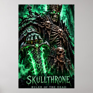 Skullthrone Herrscher der Toten Poster