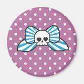 Skully Bow Magnet (Vorne)