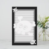 Skully Briefpapier (Stehend Vorderseite)