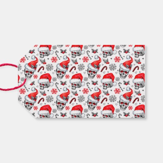 Skully Clause Geschenkanhänger (Rückseite Horizontal)