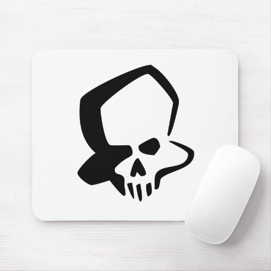 Skully Mouse Pad Mousepad (Mit Mouse)