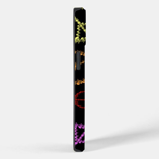 Skully Peace Sign Case-Mate iPhone Hülle (Rückseite / Rechts)