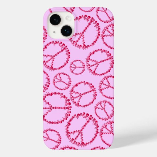 Skully Peace Sign Case-Mate iPhone Hülle (Rückseite)