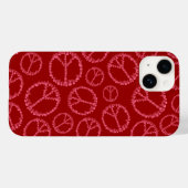 Skully Peace Sign Case-Mate iPhone Hülle (Rückseite (Horizontal))