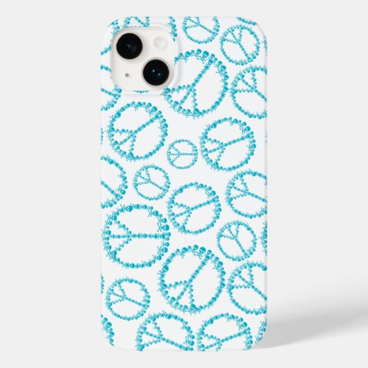 Skully Peace Sign Case-Mate iPhone Hülle (Rückseite)