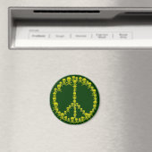 Skully Peace Sign Magnet (In Situ (Geschirrspüler))