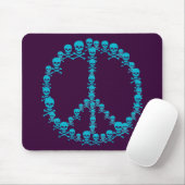 Skully Peace Sign Mousepad (Mit Mouse)