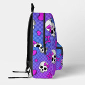Skully Pop Kawaii Bedruckter Rucksack (Links)