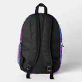 Skully Pop Kawaii Bedruckter Rucksack (Rückseite)
