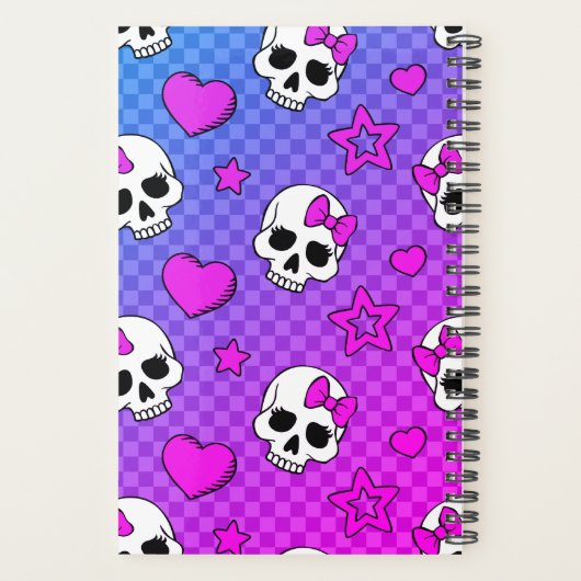 Skully Pop Kawaii Planer (Rückseite)