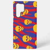 Skully Pop Zebra Samsung Galaxy Hülle (Rückseite)