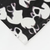 Skully Schädel-Massen-Beerdigung Fleecedecke (Ecke)