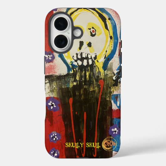 Skully Skull IPhone 16 Fall Case-Mate iPhone Hülle (Rückseite)
