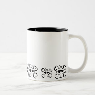 Skully Zweifarbige Tasse