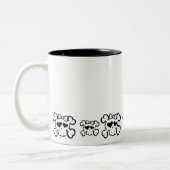 Skully Zweifarbige Tasse (Links)