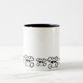 Skully Zweifarbige Tasse (Mittel)