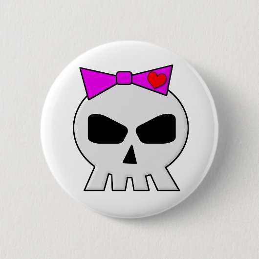 SkullyBow-220 Button (Vorderseite)